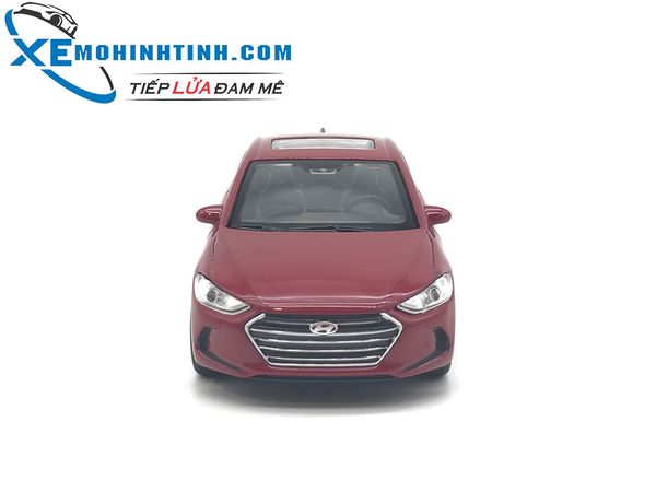 HỘP XE MÔ HÌNH Hyundai Elantra WELLY 1:36 (Đỏ)