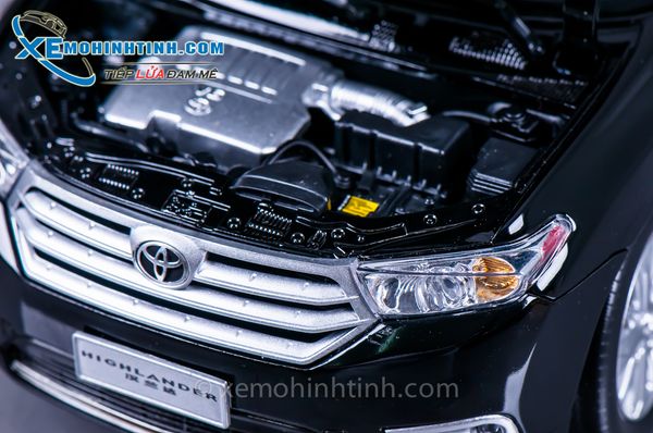 Xe Mô Hình Toyota Highlander 2012 1:18 Paudi (Đen)