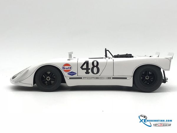 Porsche 908/2 Green Park Sebring 1970 Second Position #48 S.MCQUEEN Autoart 1:18 (Trắng)