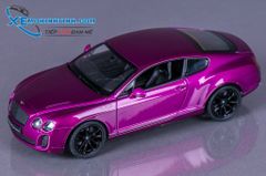 XE MÔ HÌNH BENTLEY CONTINENTAL 1:24 WELLY (TÍM)