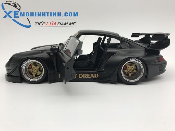 1/18 RWB 993 (MATT BLACK/GOLD WHEELS)