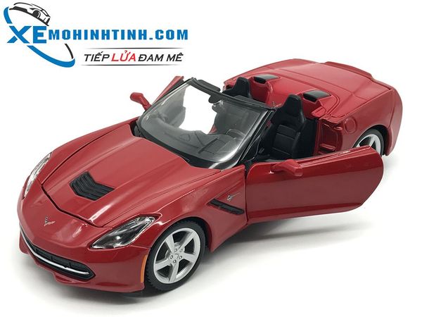 XE MÔ HÌNH CORVETTE STINGRAY 2014 1:24 (ĐỎ)