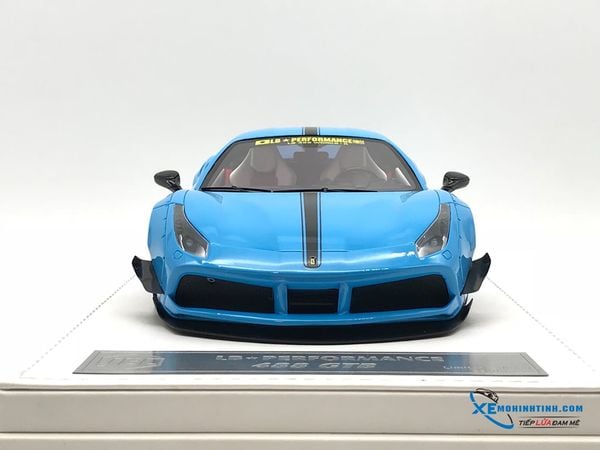 J01-05 MH 1:18 JEC FERRARI 488 LB WALKS (BABY BLUE) - DA