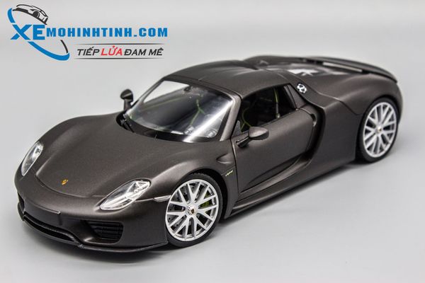 Xe Mô Hình Porsche 918 1:24 Welly ( Đen )