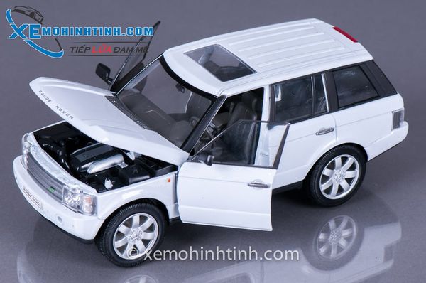 XE MÔ HÌNH LAND RANGE ROVER 1:24 WELLY (TRẮNG)