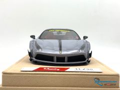 Xe mô hình Ferrari 488 Liberty Walks 1/18 ( Xám Tro )