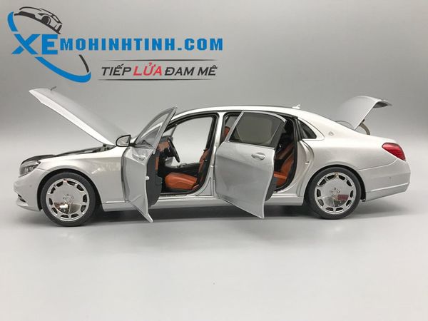 XE MÔ HÌNH MERCEDES MAYBACH S-KLASSE S600 1:18 AUTOART (BẠC)