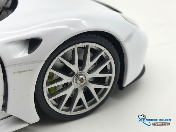 Xe Mô Hình Porsche 918 1:24 Welly ( Trắng )