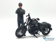 Xe Mô Hình Harley Davidson 13 Sportster Iron 883 1:12 Maisto (Đen)