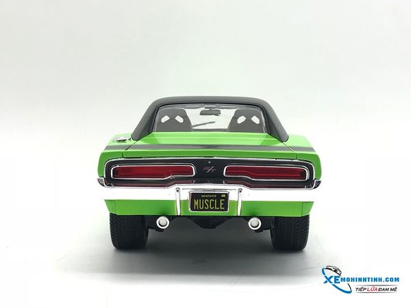 Xe Mô Hình Dodge Charge R/T 1969 1:18 Maisto ( Xanh Lá )