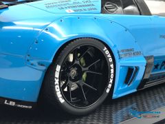 LB1866(BB-C) MH LB WALKS LAMBORGHINI MURCIELAGO LP640 (BABY BLUE-CARBON)-MÂM ĐEN