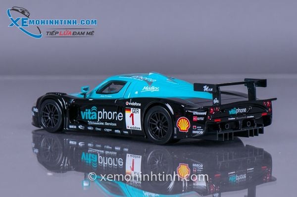 XE MÔ HÌNH MASERATI MC12 1:24 BBURAGO (XANH)