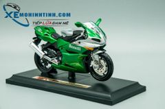 XE MÔ HÌNH BENELLI TORNADO TRE 1130 1:18 MAISTO (XANH BẠC)