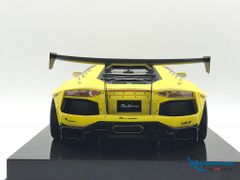 LB1864(Y-C) MH LB WALKS LAMBORGHINI AVENTADOR LP700-4 (YELLOW-CARBON)