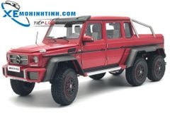 XE MÔ HÌNH MERCEDES-BENZ G63 AMG 6X6 1:18 AUTOART (ĐỎ)