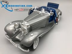 XE MÔ HÌNH MERCEDES-BENZ MERCEDES-BENZ 500K SPECIAL-ROADSTER (1934-1936) 1:18 MAISTO (XÁM)