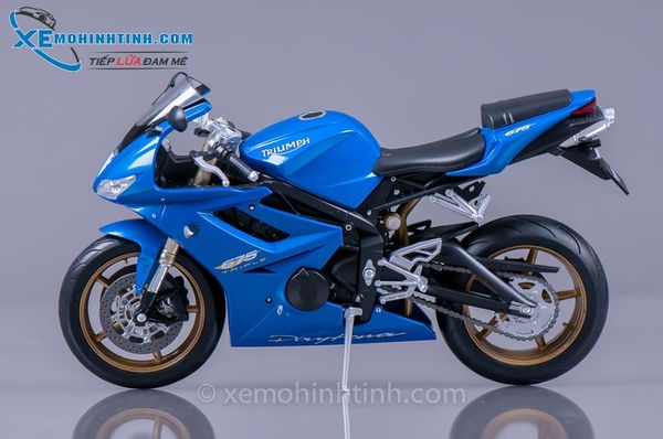 XE MÔ HÌNH TRIUMPH DAYTONA 675 1:10 WELLY (XANH)