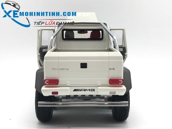 Xe Mô Hình Mercedes Benz G63 6X6 Amg 1:18 Autoart (Trắng)