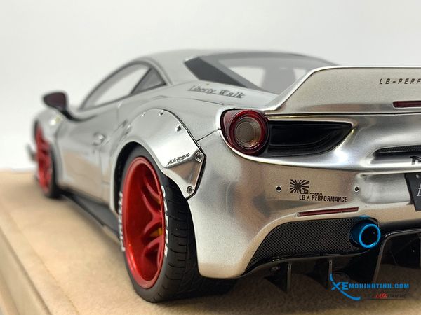 Xe mô hình Ferrari 488 Liberty Walks 1:18( Crom )