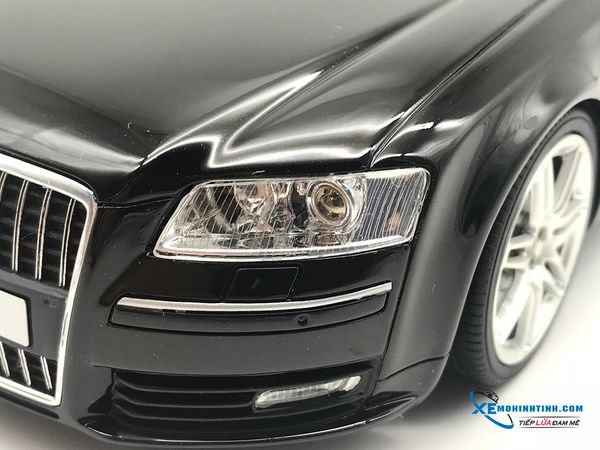 MÔ HÌNH AUDI S8 2008 Phantom Black 1/18