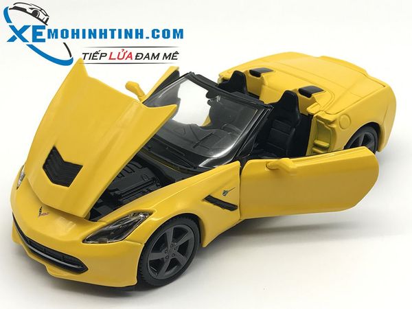 XE MÔ HÌNH CORVETTE STINGRAY 2014 1:24 MAISTO (VÀNG)