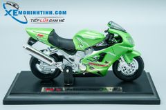 XE MÔ HÌNH KAWASAKI NINJA ZX-12R 1:18 MAISTO (XANH LÁ)