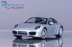 XE MÔ HÌNH PORSCHE 911 CARRERA S 1:18 WELLY (BẠC)