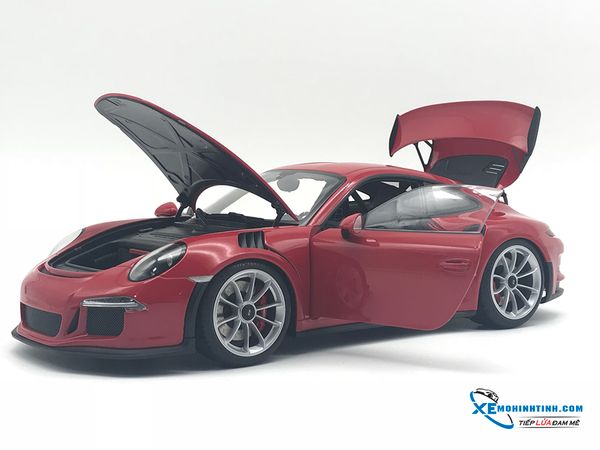 78165 MH 1:18 PORSCHE 911(991) GT3 RS (GUARDS RED/SILVER WHEELS)