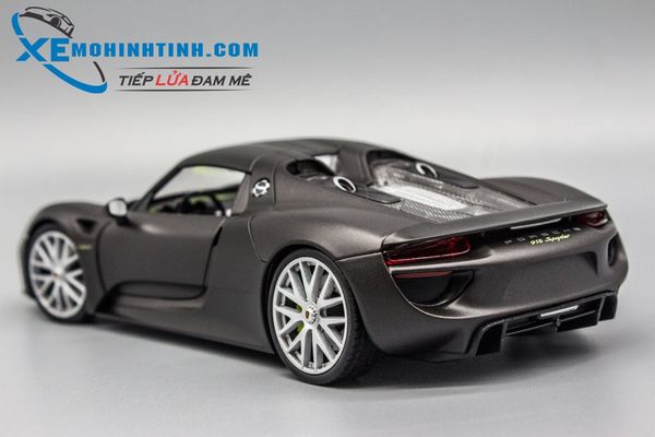 Xe Mô Hình Porsche 918 1:24 Welly ( Đen )