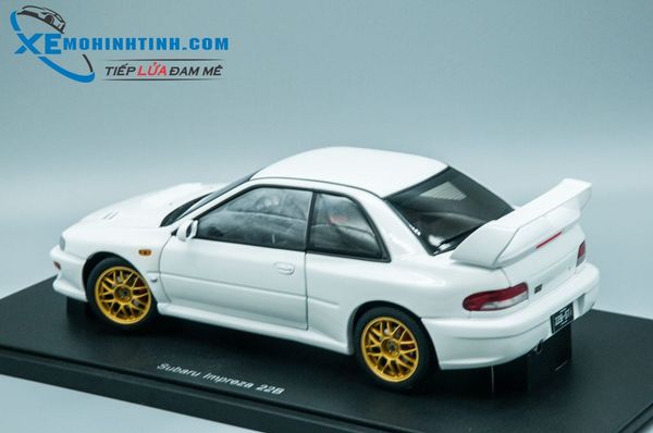 XE MÔ HÌNH SUBARU IMPREZA 22B-STi VERSION 1:18 AUTOART (TRẮNG)