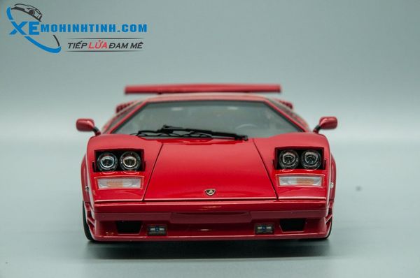 XE MÔ HÌNH LAMBORGHINI COUNTACH 25th ANNIVERSARY EDITION 1:18 AUTOART (ĐỎ)