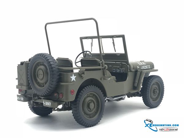 18055B MH WELLY FX JEEP 1941 WILLYS MB 1:18 (QUÂN ĐỘI)