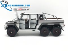 XE MÔ HÌNH MERCEDES BENZ G63 6×6 AMG 1:18 AUTOART (BẠC)