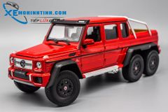 XE MÔ HÌNH MERCEDES-BENZ G63 6X6 1:24 WELLY ( Đỏ )