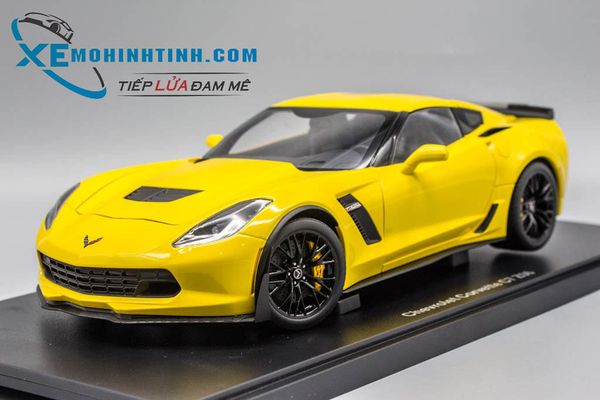 XE MÔ HÌNH CHEVROLET CORVETTE C7 Z06 1:18 AUTOART (VÀNG)