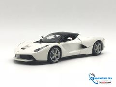 XE MÔ HÌNH FERRARI LAFERRARI 1:24 BBURAGO (TRẮNG)