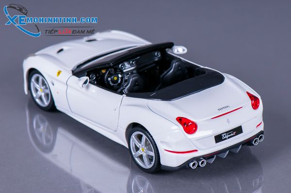 Xe Mô Hình Ferrari California T Open Top 1:24 Bburago (Trắng)