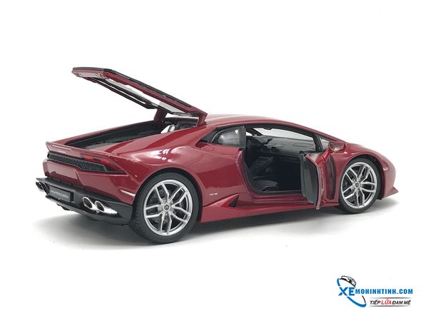 XE MÔ HÌNH LAMBORGHINI HURACAN 1:24 WELLY (ĐỎ)