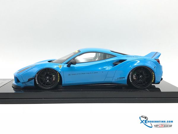 Ferrari 488 LB Walks JEC 1:18 (Xanh)