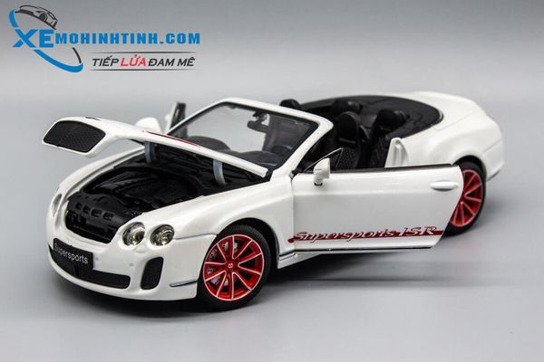 XE MÔ HÌNH BENTLEY CONTINENTAL ISR 1:24 MZ (TRẮNG)