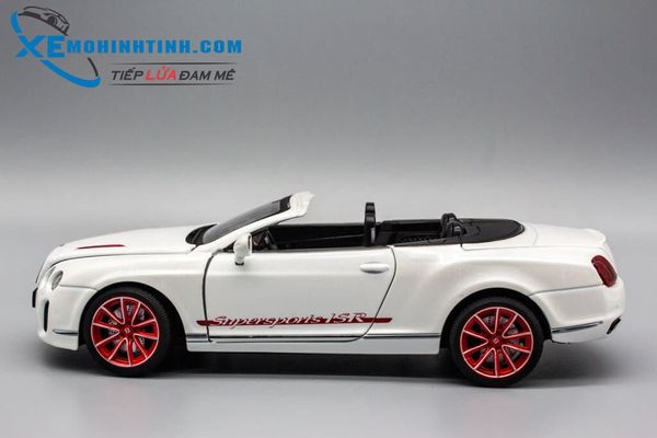 XE MÔ HÌNH BENTLEY CONTINENTAL ISR 1:24 MZ (TRẮNG)