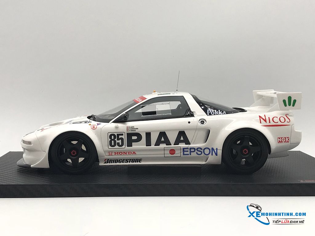 Honda NSX GT2 #85 1995 Le Mans 24HR Qualify TSM 1:18 (Trắng