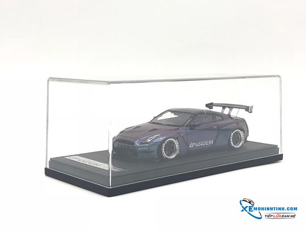 Nissan GTR-R35 PanDem Iginition Model 1:43 (Tím)