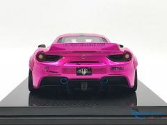 J01-02 MH 1:18 JEC FERRARI 488 LB WALKS (FLASH PINK) - CARBON