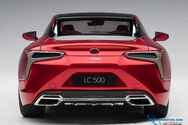 Xe Mô Hình Lexus LC 500 1:18 Autoart ( Đỏ nội thất Hồng )