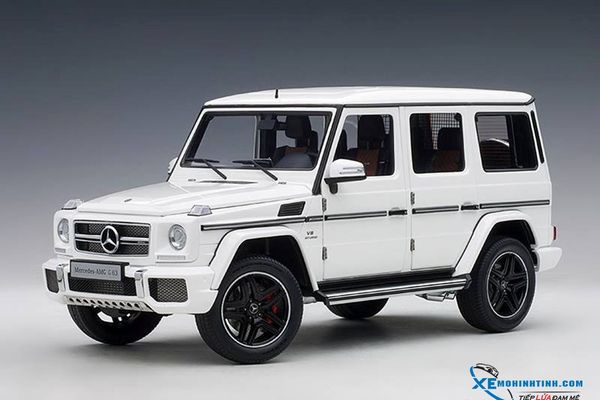 XE MÔ HÌNH MERCEDES-AMG G63 2017 (GLOSS WHITE) 1/18 AUTOART