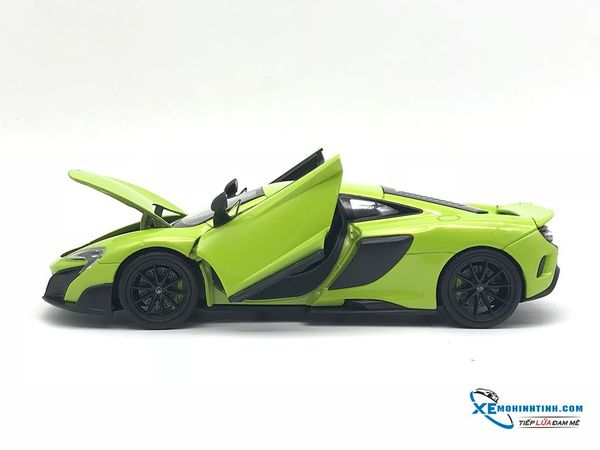 Xe Mô Hình McLaren 675LT 1:24 Welly ( Xanh Chuối )