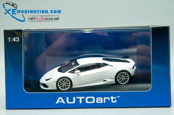 Xe Mô Hình Lamborghini Huracan Lp610-4 1:43 Autoart (Trắng)