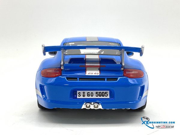 Porsche 911 Gt3RS 1:18 Bburago ( Xanh dương )