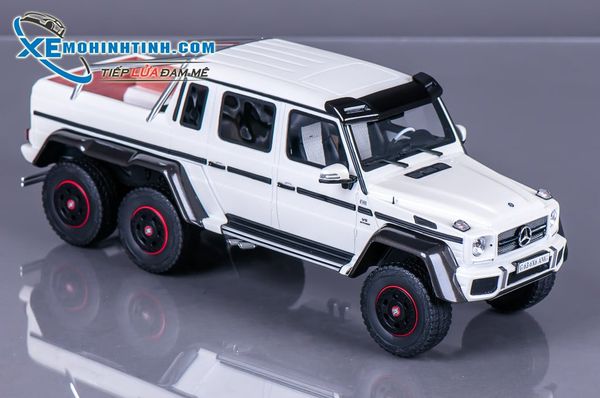 Xe Mô Hình Mercedes-Benz G63 6X6 Amg 1:18 Gtspirit (Trắng)